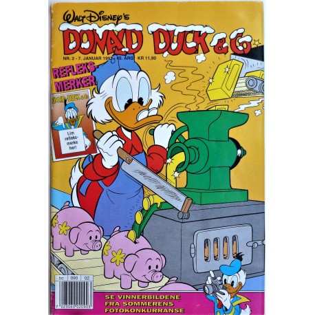 Donald Duck & Co: 1992- Nr. 2- Med bilagene