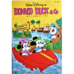 Donald Duck & Co- 1984- Nr. 4- Med bilag