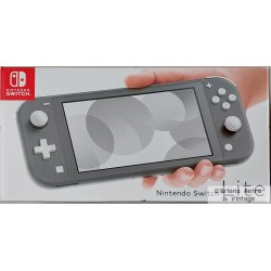Nintendo Switch Lite spillkonsoll - Grå - Komplett i eske med 64 GB minnekort