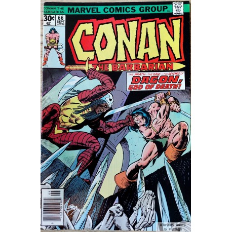 Conan The Barbarian - No. 66 - 1976 - Dagon, God of Death! - Marvel