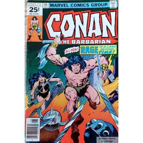Conan The Barbarian - No. 65 - 1976 - Rage in a Land Beyond Time - Marvel