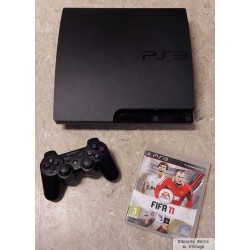 Playstation 3 Slim - 298 GB - Komplett konsoll med FIFA 11