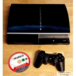 Playstation 3 - Komplett konsoll med Skate 3 - 74 GB