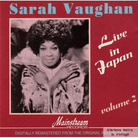 Sarah Vaughan - Live In Japan - Volume 2 - CD