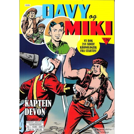 Davy og Miki - Bok nr. 36 - Kaptein Devon