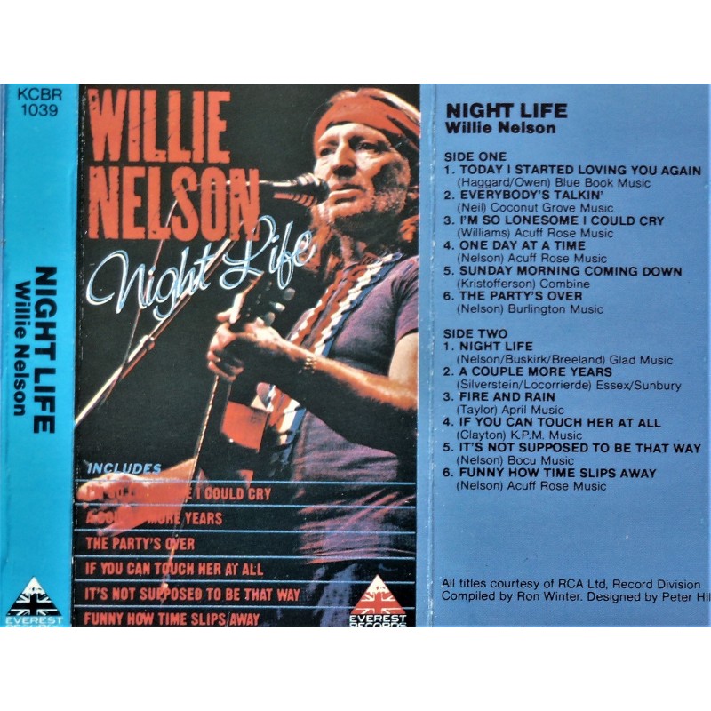 Willie Nelson- Night Life - O'Briens Retro & Vintage