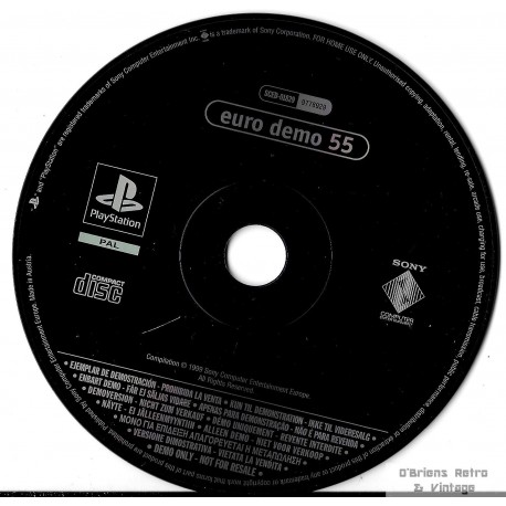 Playstation 1 Demo Disc - Euro Demo 55
