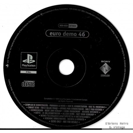 Playstation 1 Demo Disc - Euro Demo 46