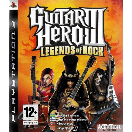 Playstation 3: Guitar Hero III - Legends of Rock (Activision)