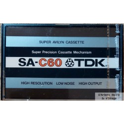 TDK SA-C60 - Super Avilyn Cassette - Opptakskassett