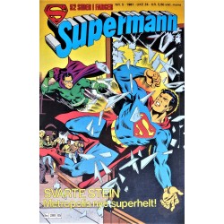 Supermann- 1981- Nr. 5- Svarte Stein