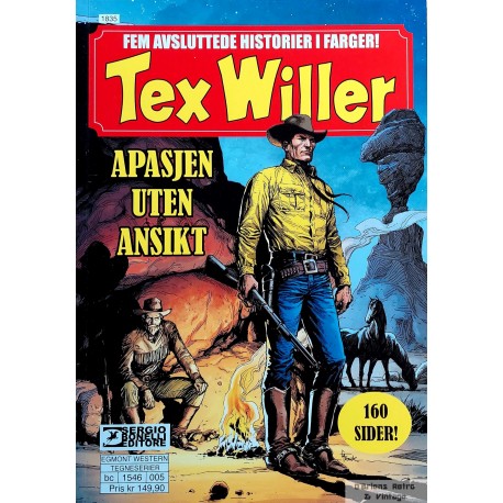 Tex Willer - Apasjen uten ansikt - Bok Nr. 10