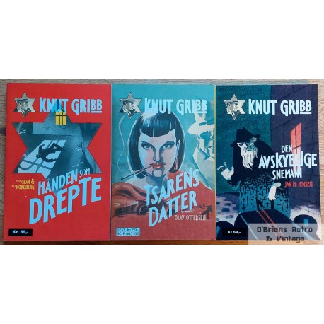 Knut Gribb - Sett med 3 bøker