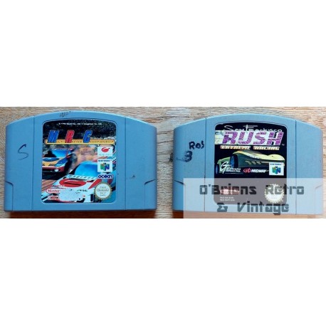 2 x Nintendo 64-spill - Multi-Racing Championship og San Francisco Rush Extreme Racing