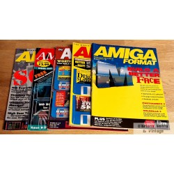 5 x Amiga datablader - Liten samling leseblader
