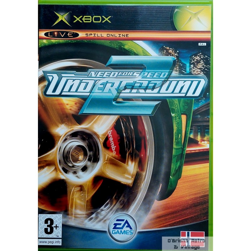 Need For Speed Underground 2 – Xbox – Version FR PAL – Bon état