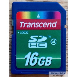 Transcend SDHC - 16 GB - Minnekort - Memory Card