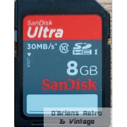 SDHC - SanDisk Ultra - 8 GB - Minnekort - Memory Card