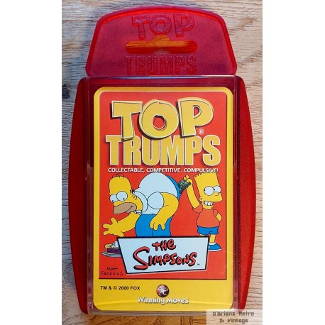 The Simpsons - Top Trumps - 2000 FOX - Kortspill