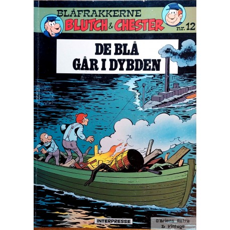 Blåfrakkerne - Blutch & Chester - Nr. 12 - De blå går i dybden - 1986 - Dansk