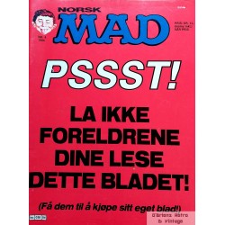 Norsk MAD - 1984 - Nr. 4 - Pssst!