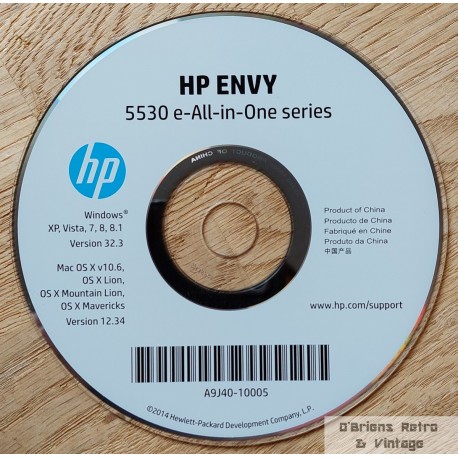 HP Envy 5530 e-All-in-One series - PC CD-ROM