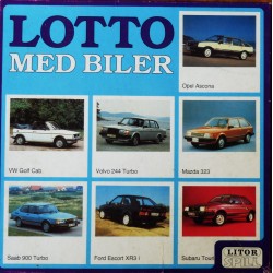 Brettspill- Lotto med biler