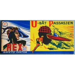 REX- Havets Fantom- 1957- Nr. 37- U-båt passasjen
