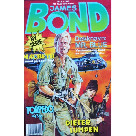 James Bond- 1990- Nr. 9- Dekknavn Mr. Blue