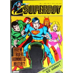 Superboy- 1978- Nr. 1- Hvem truer rommets helter?