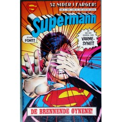 Supermann- 1985- Nr. 4- De brennende øynene