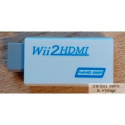 Nintendo Wii til HDMI-adapter - Hvit