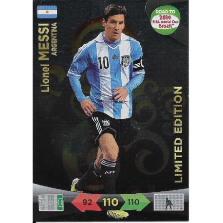Road to Brazil 2014 - Argentina - Lionel Messi - LED - Samlekort