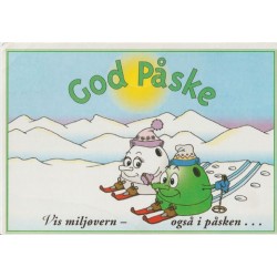 Igleif og Igeline - God påske - Postkort