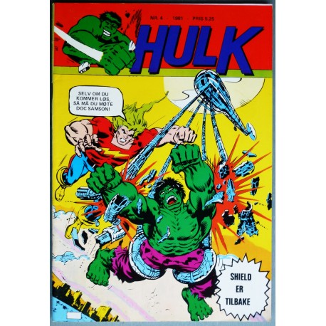 Hulk- 1981- Nr. 4- Shield er tilbake
