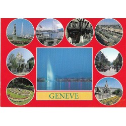 Geneve - Sveits - Postkort