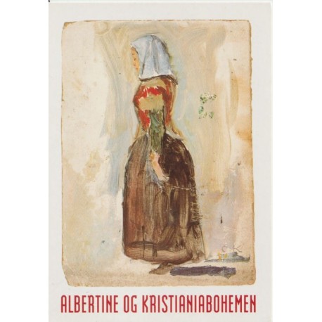 Albertine og Kristianiabohemen - Teater - Postkort