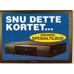 Grundig - Snu dette kortet... - Postkort