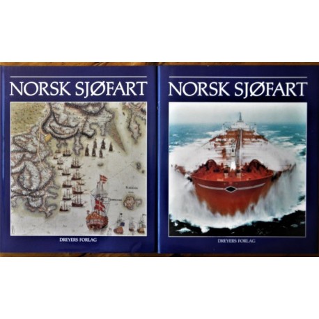 Norsk Sjøfart - Bind 1 og 2 - Praktbøker