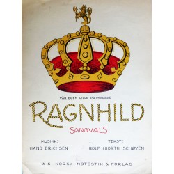 Noteblad- Prinsesse Ragnhild- Sangvals