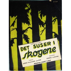 Noteblad- Det suser i skogene- Arne Paasche Aasen