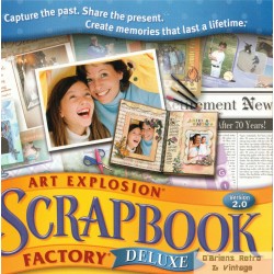 Art Explosion - Scrapbook Factory Deluxe - Version 2.0 - PC