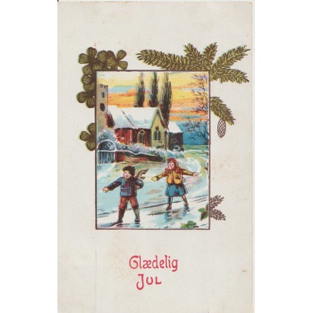 Glædelig Jul - Postkort