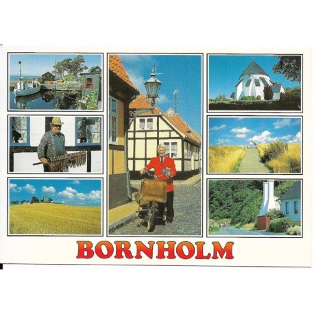 Bornholm - Danmark - Postkort