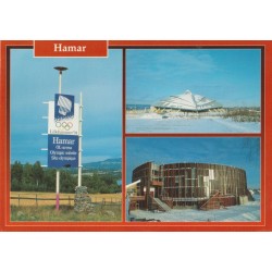 Hamar - Olympiahall - Ishall - Postkort