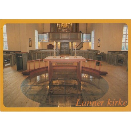 Lunner kirke - Hadeland - Postkort