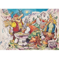 Trolls of Norway - Norske troll - Postkort