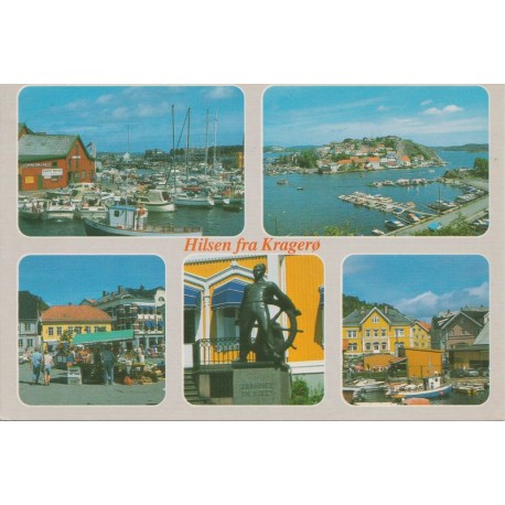 Kragerø - Hilsen fra Kragerø - Postkort