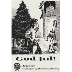 Sandnes Jern- og Metallarbeiderforening - God Jul! - Julekort - Postkort