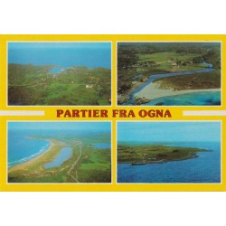 Jæren - Partier fra Ogna - Brusand - Sirevåg - Ogna - Kvassheim - Postkort